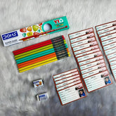 Customise kids school combo | Best gifts for kids | Return Gifts for kids | Gift for children | Personalized stationery kit | Unique gifts for kids | Back to school Gifts for kids | Birthday gifts for kids | kids gift | Adorable and Affordable gifts - BBD GIFTS
